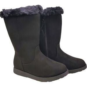 Girls Tall Black Winter Boots Black Nina Cat & Jack Toddler Winter Boots Size 6